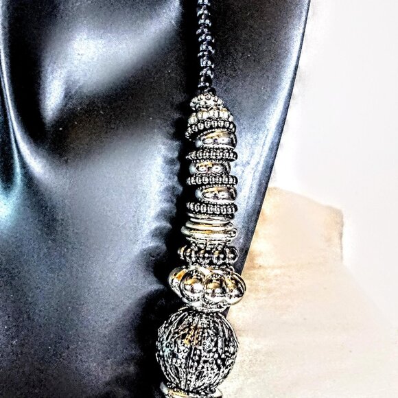 New Chunky Silver Necklace - Picture 3 of 5